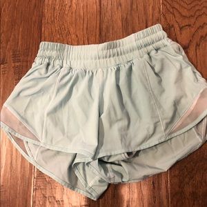 Lululemon Light Blue Tracker Shorts